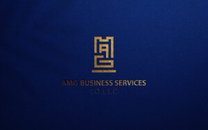 AMG Business Services corporate visual identity and logo design by Lilac Marketing Agency Dubai