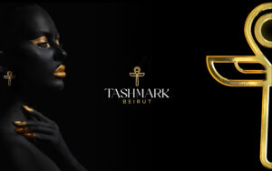 Symbolic jewelry logo design for Tashmark featuring a 'T' and Ankh symbol integration by Lilac
